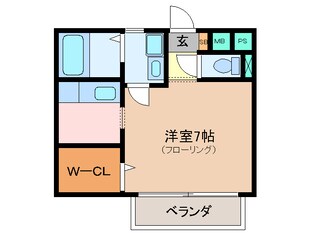 エスポワールの物件間取画像